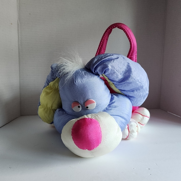 Vintage 1980s TB Trading Co Nylon Rabbit Easter Basket - Picture 3 of 10